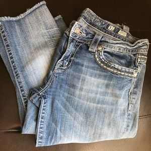 Miss Me, Easy Capri, Light Blue, Size 31